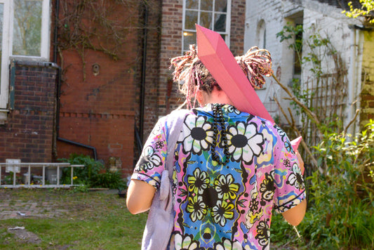 Badu Bloom Baseball Jersey - Sporty Psychedelic Style for Creative Souls image 1