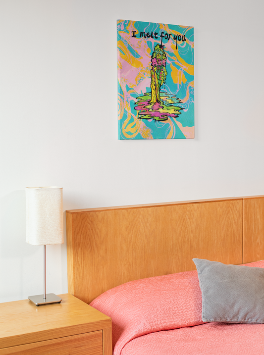 'I melt for you' Psychedelic Art Print Poster image 1