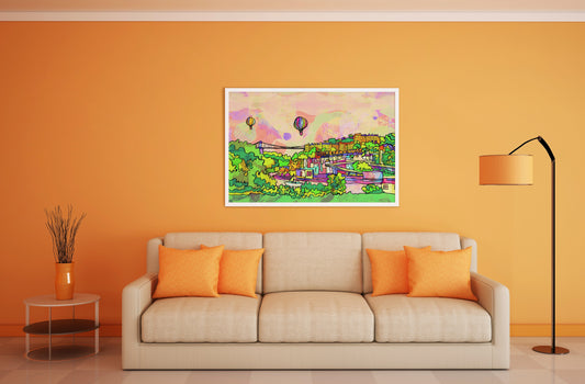 Bristol Clifton Bridge Art Print image 1