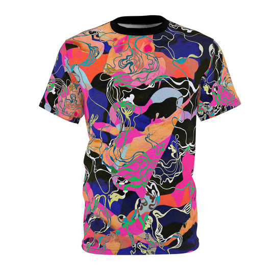 Psychedelic Power Trip Unisex Tee - Trendy Graphic Shirt for Casual Wear image 0