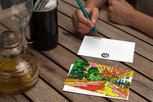 Hulme Psychedelic Postcard image 1