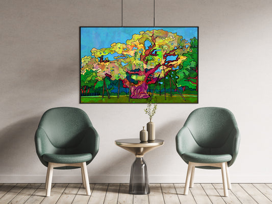 Major Oak Tree Sherwood Forest Art Print image 1