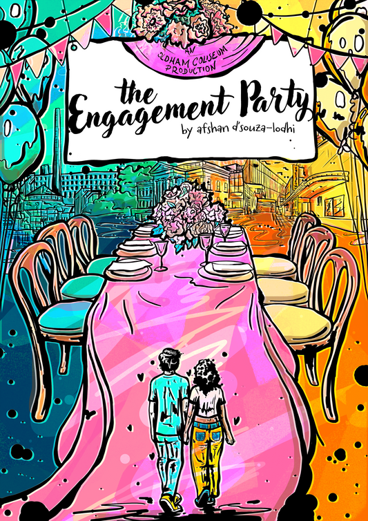 The Engagement Party – Bold & Vibrant Illustration & Design by Jasmin Issaka