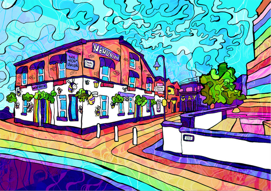 Walking with Pride: My Illustration Featured in the LGBTQ Foundation’s Rainbow Art Trail