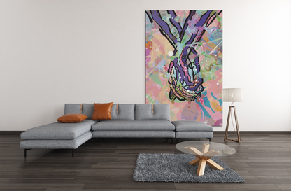 Cosmic Love Psychedelic Art Print image 2