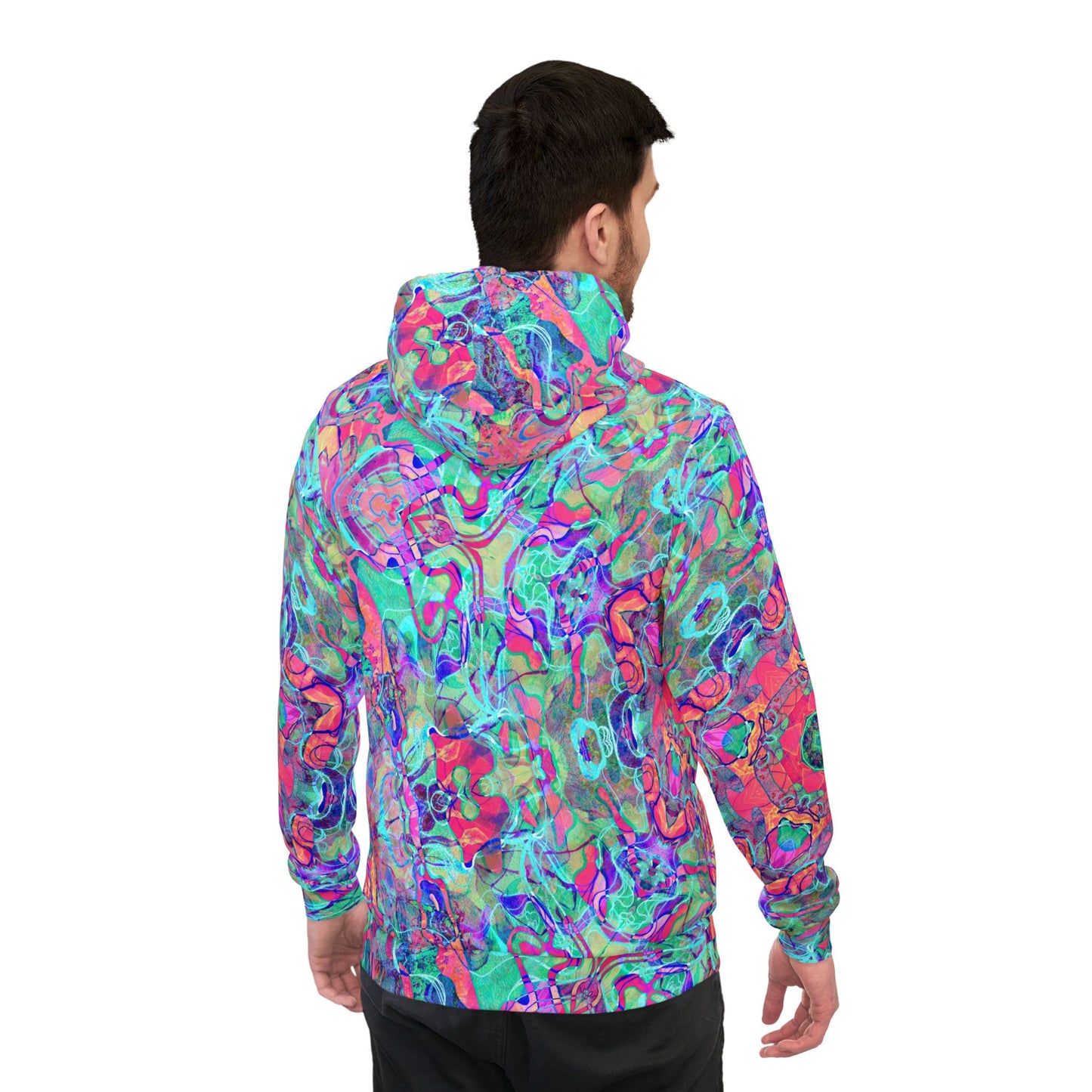 Pink Charmed Water – Psychedelic Festival Hoodie & Everyday Athletic Wear image 3