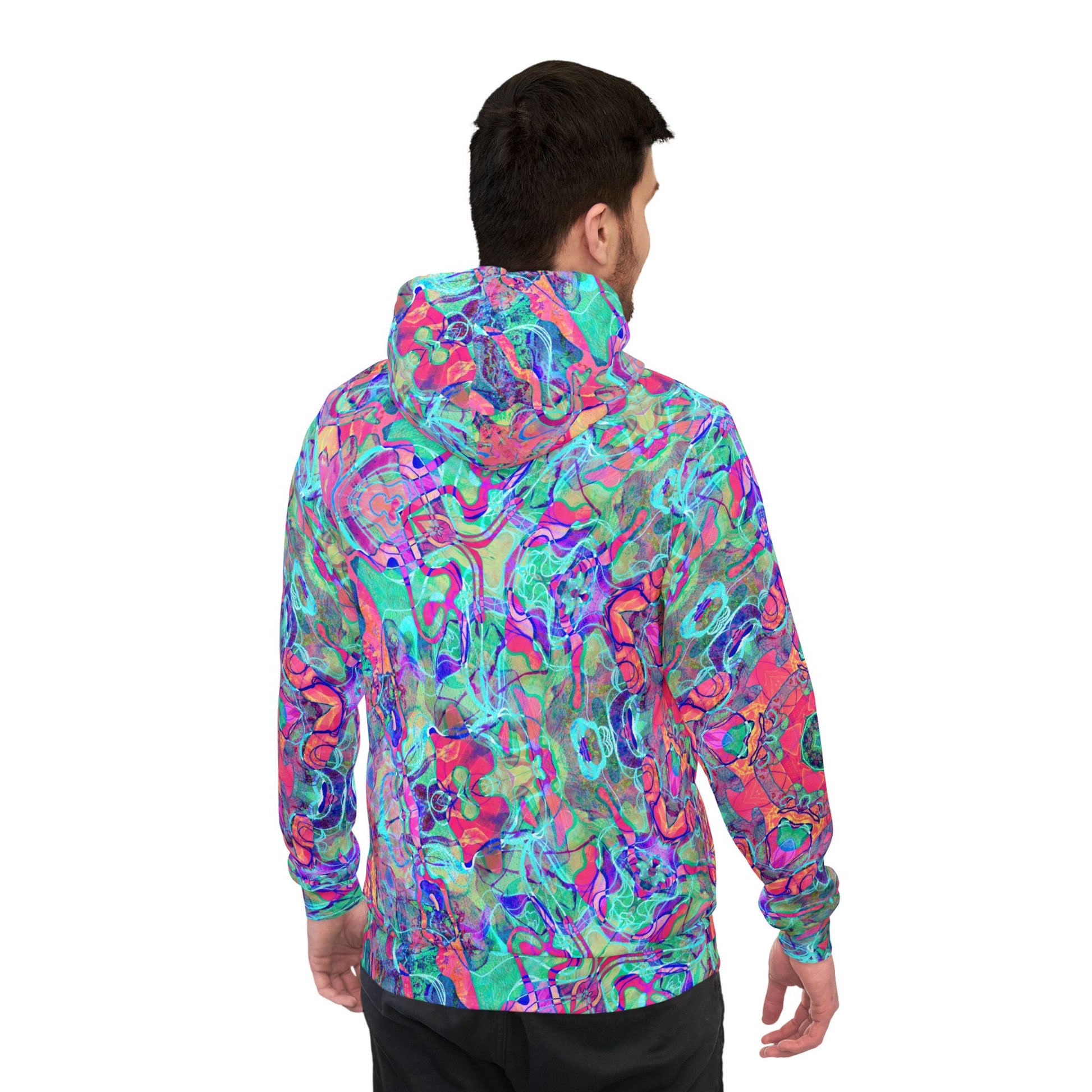 Pink Charmed Water – Psychedelic Festival Hoodie & Everyday Athletic Wear image 3
