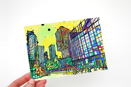 HOME Art Centre Psychedelic Postcard image 1