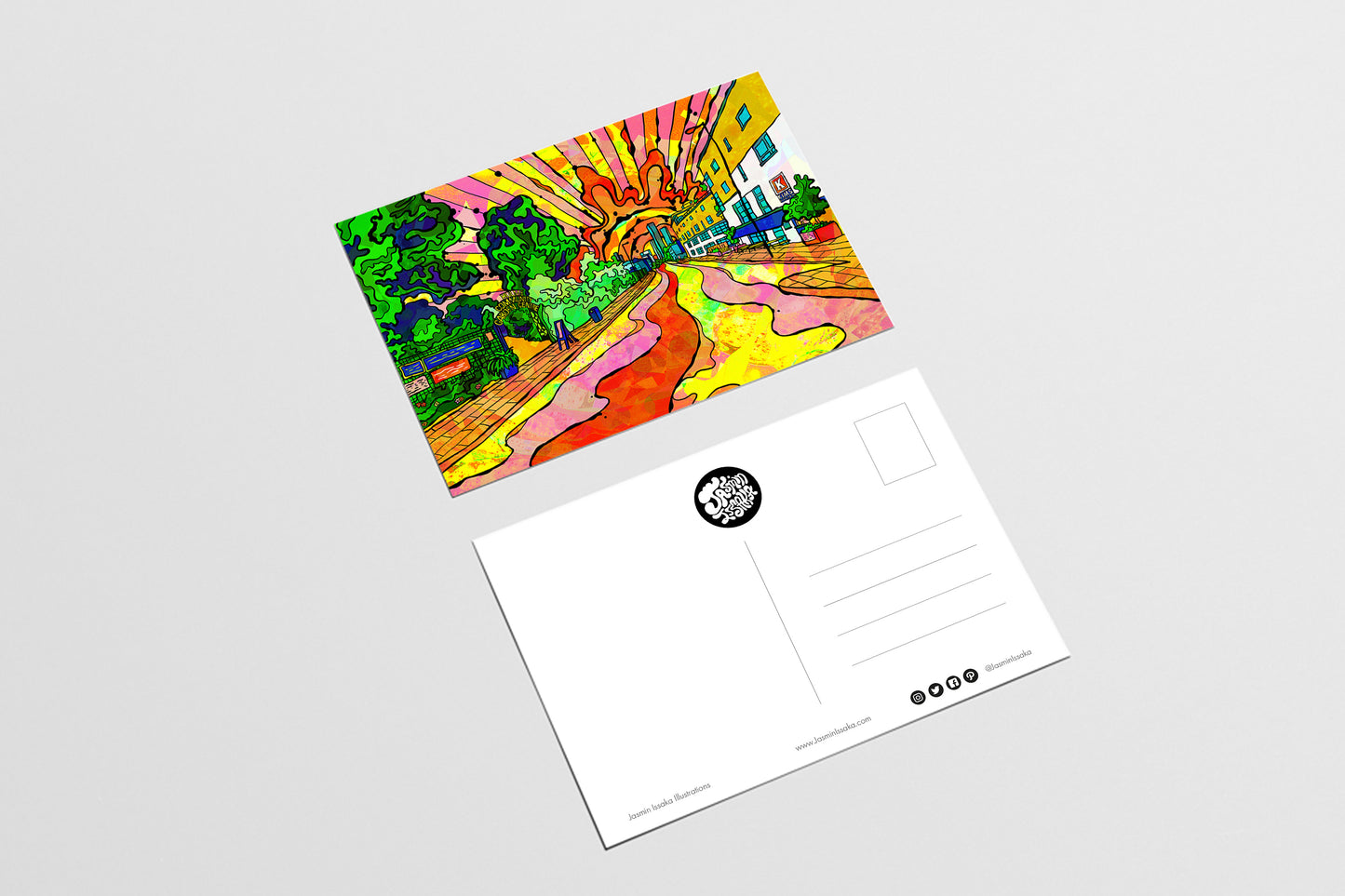 Hulme Psychedelic Postcard image 3