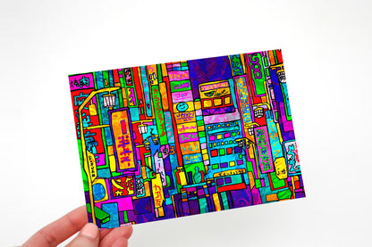 Tokyo Psychedelic Postcard image 2