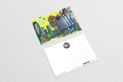 HOME Art Centre Psychedelic Postcard image 3