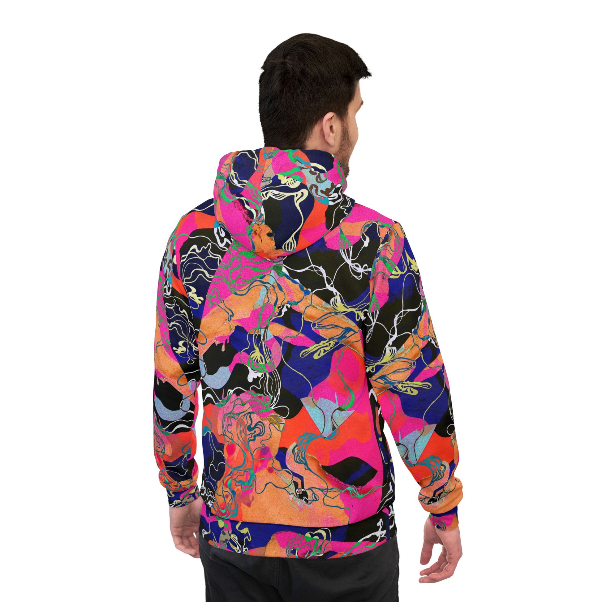  Psychedelic Power Trip – Athletic and Leisure Hoodie image 3