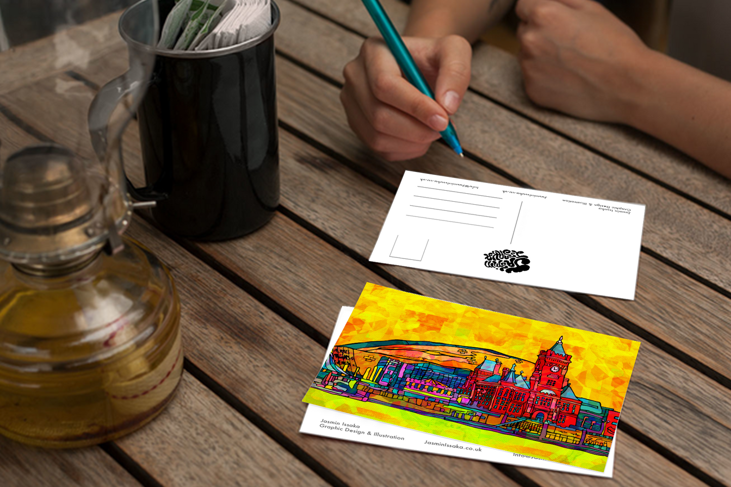 Cardiff Psychedelic Postcard image 3