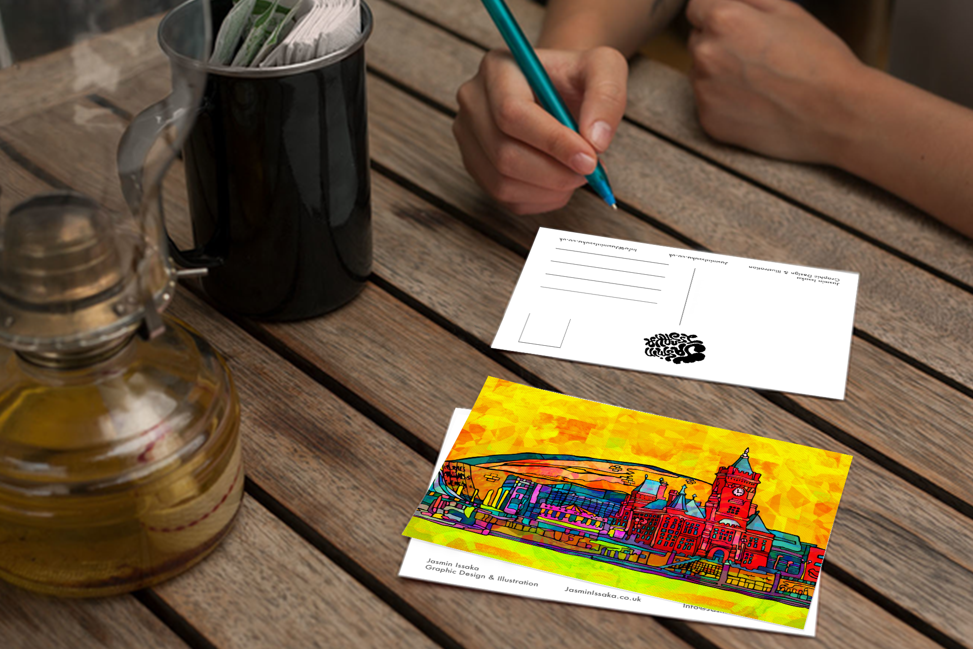 Cardiff Psychedelic Postcard image 3