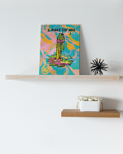 'I melt for you' Psychedelic Art Print Poster image 4