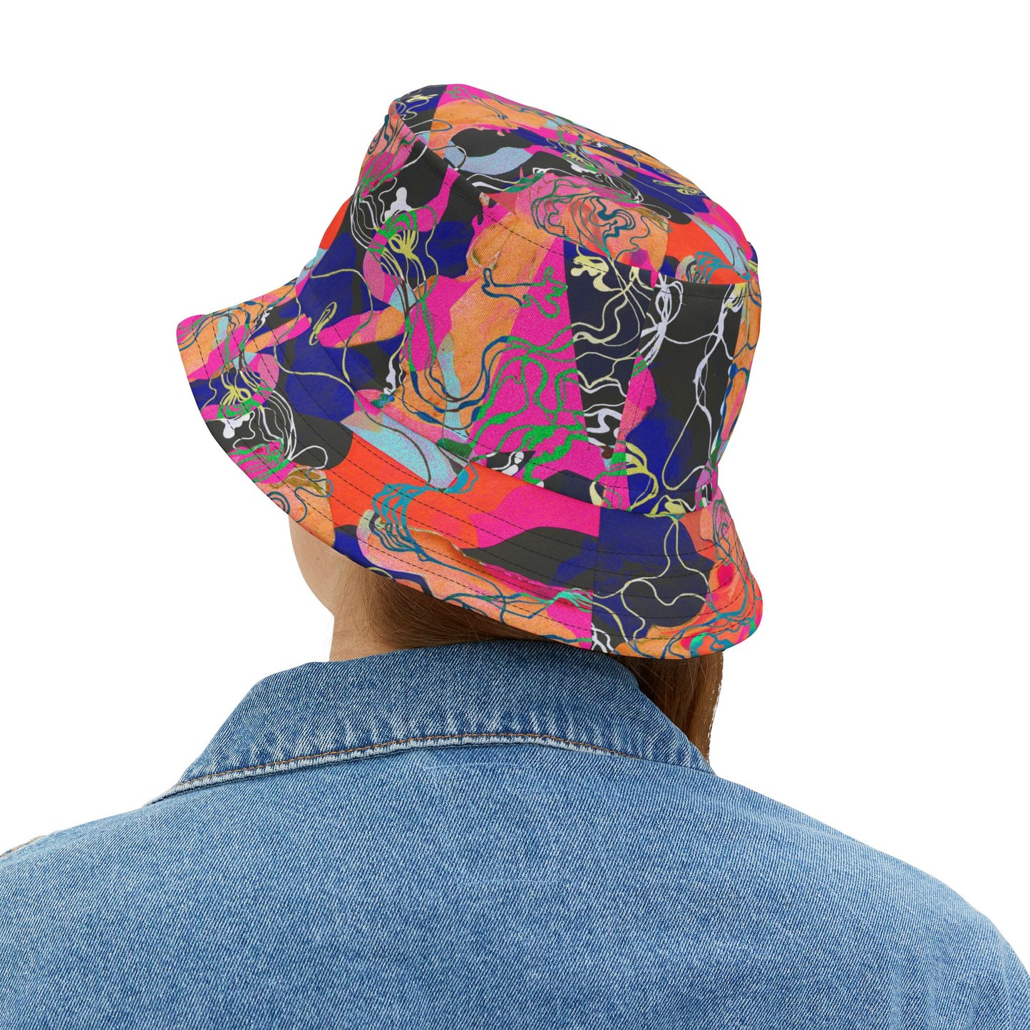 Psychedelic Power Bucket Hat - Festival Fashion & Iconic Everyday Wear image 7