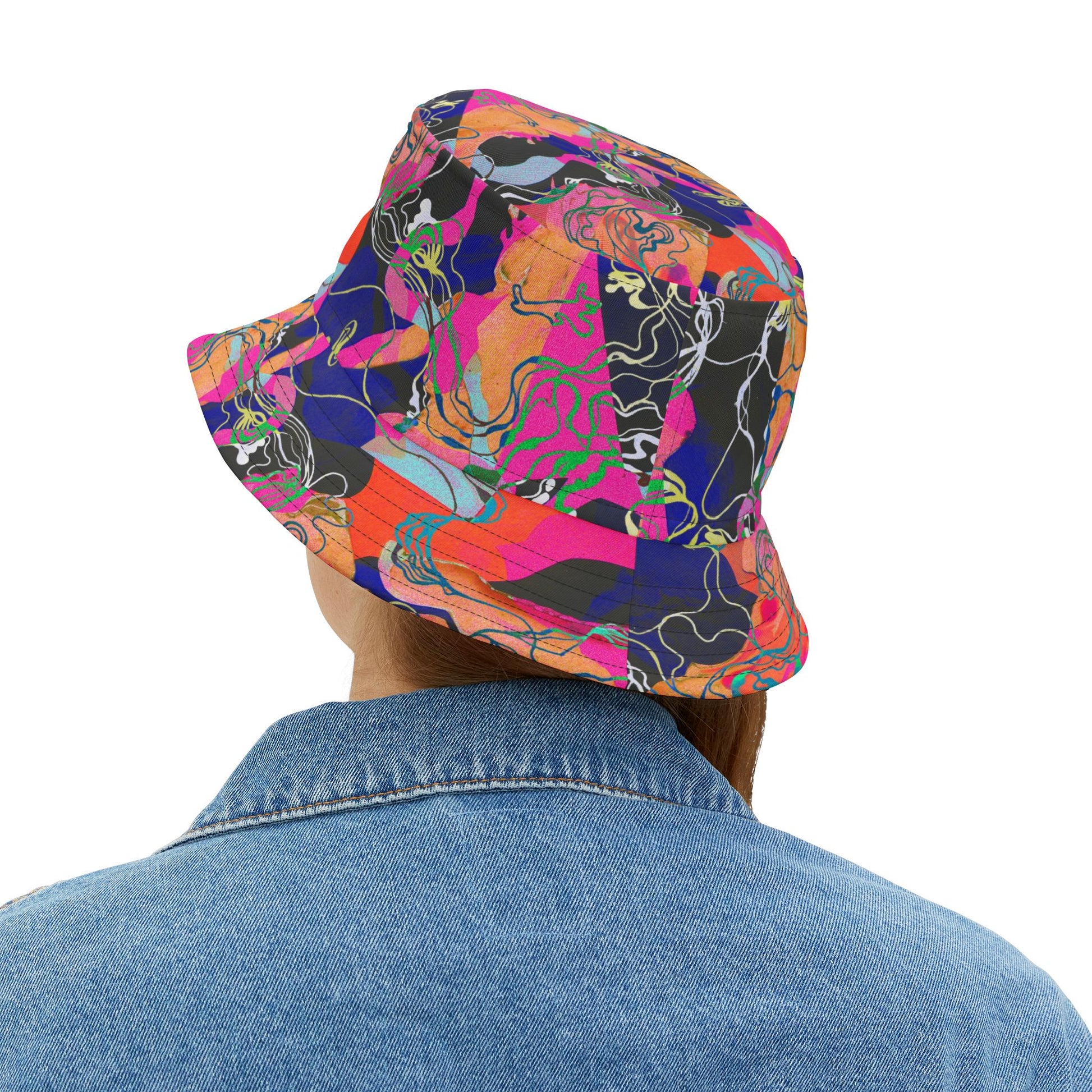 Psychedelic Power Bucket Hat - Festival Fashion & Iconic Everyday Wear image 7
