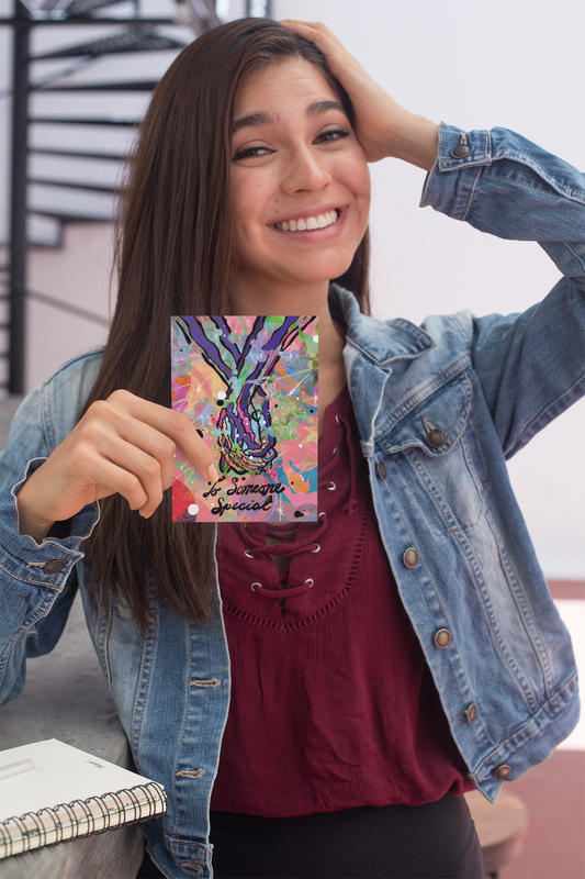 To Someone Special - psychedelic style Valentine's day greeting card image 1