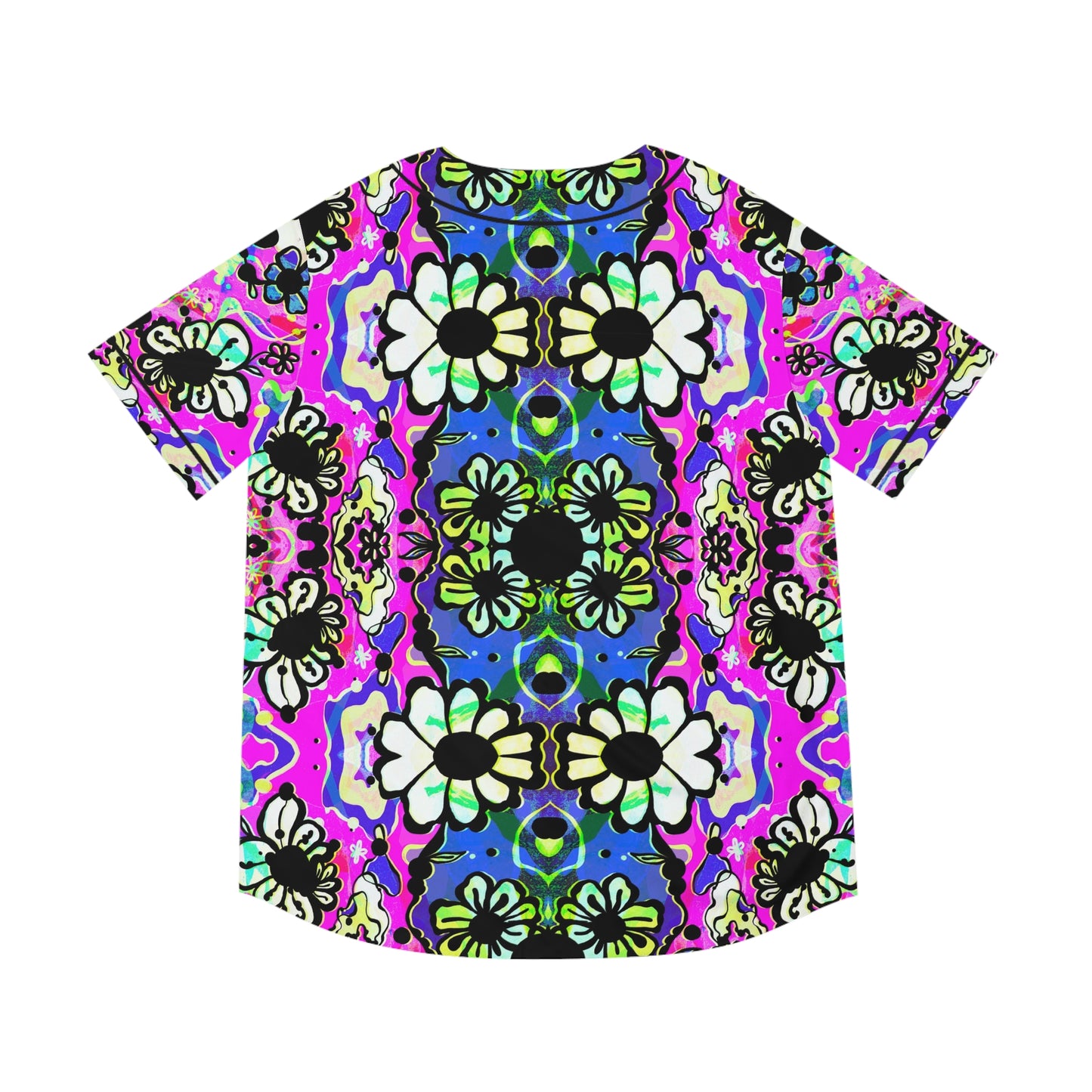 Badu Bloom Baseball Jersey - Sporty Psychedelic Style for Creative Souls image 9