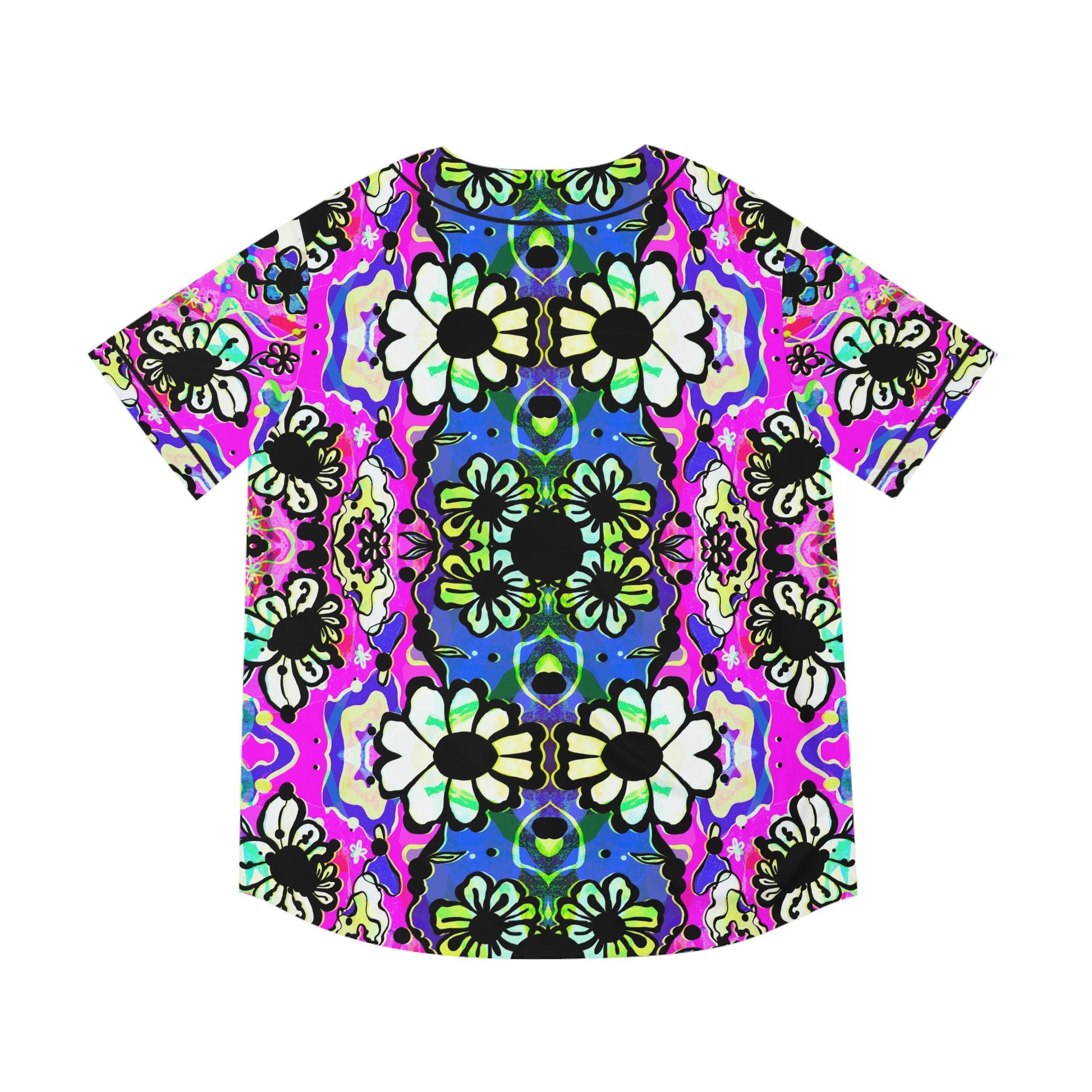 Badu Bloom Baseball Jersey - Sporty Psychedelic Style for Creative Souls image 9