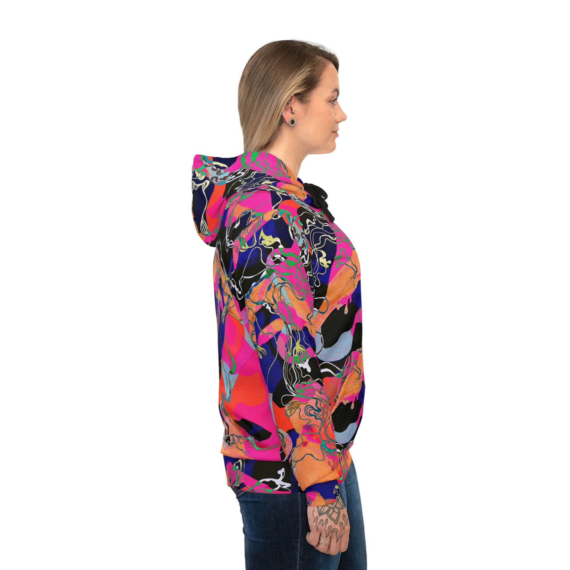  Psychedelic Power Trip – Athletic and Leisure Hoodie image 6