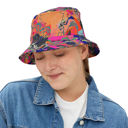 Psychedelic Power Bucket Hat - Festival Fashion & Iconic Everyday Wear image 6