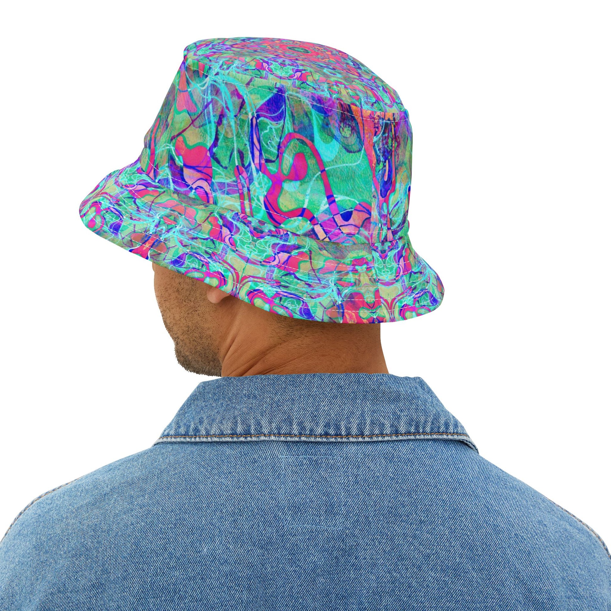 Pink Charmed Water - Psychedelic Festival & Everyday Bucket Hat  image 2