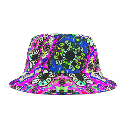 Badu Bloom – Psychedelic Unisex Bucket Hat image 4