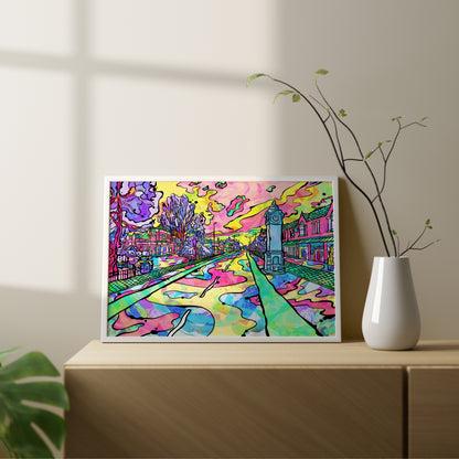 West-Didsbury Psychedelic Art Print image 0