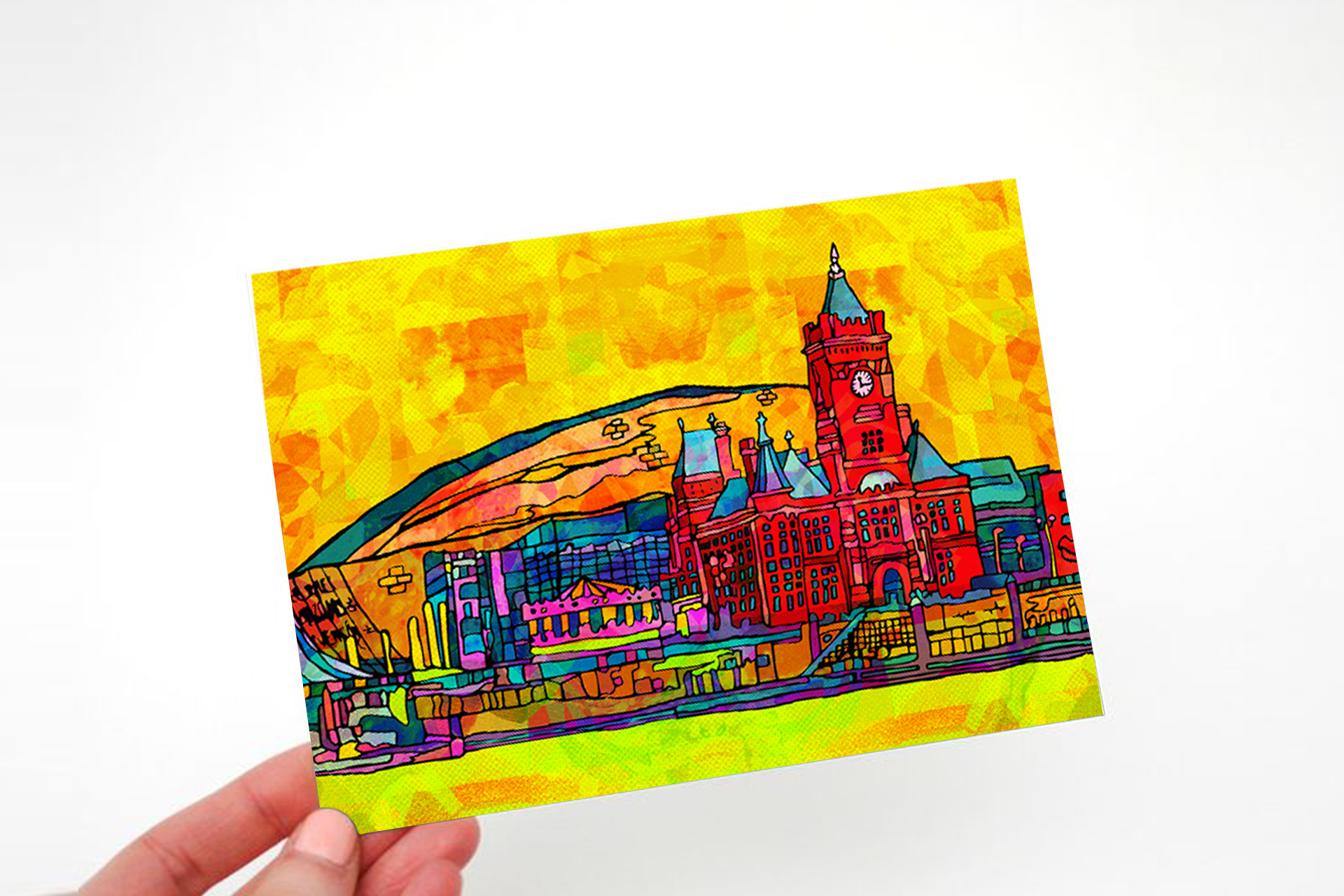 Cardiff Psychedelic Postcard image 2