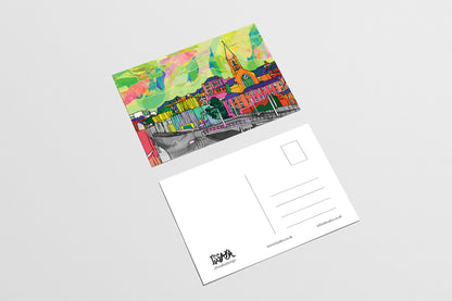 Nottingham Psychedelic Postcard of Contemporary image 1