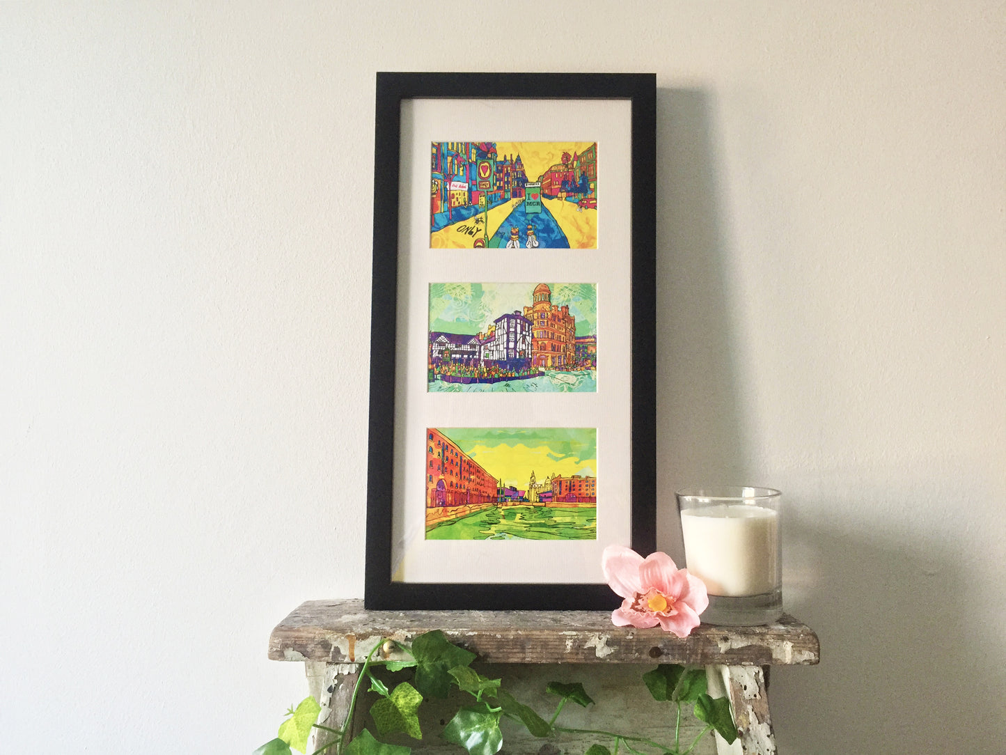 Manchester Shambles Square Psychedelic Postcard image 4