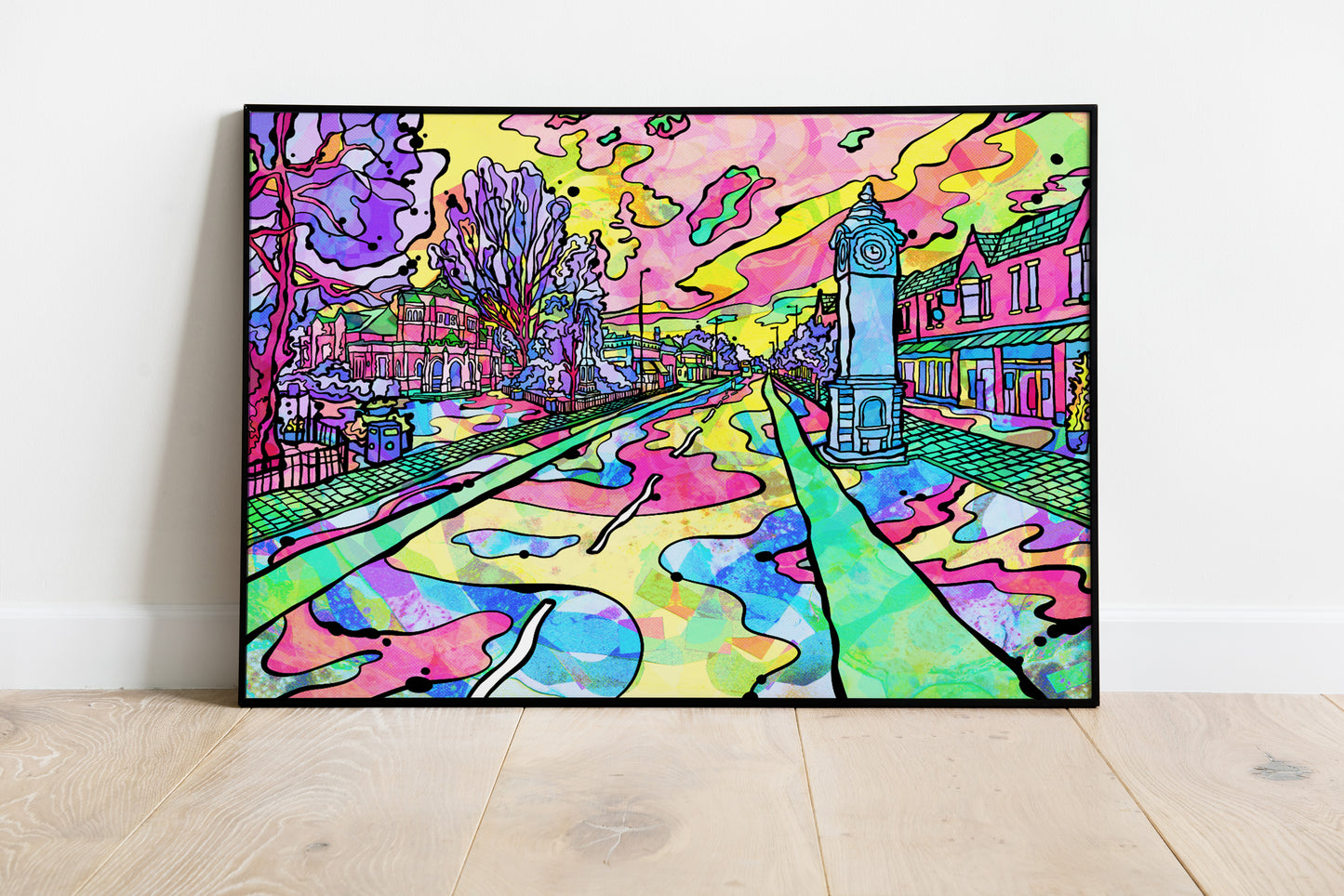 West-Didsbury Psychedelic Art Print image 5