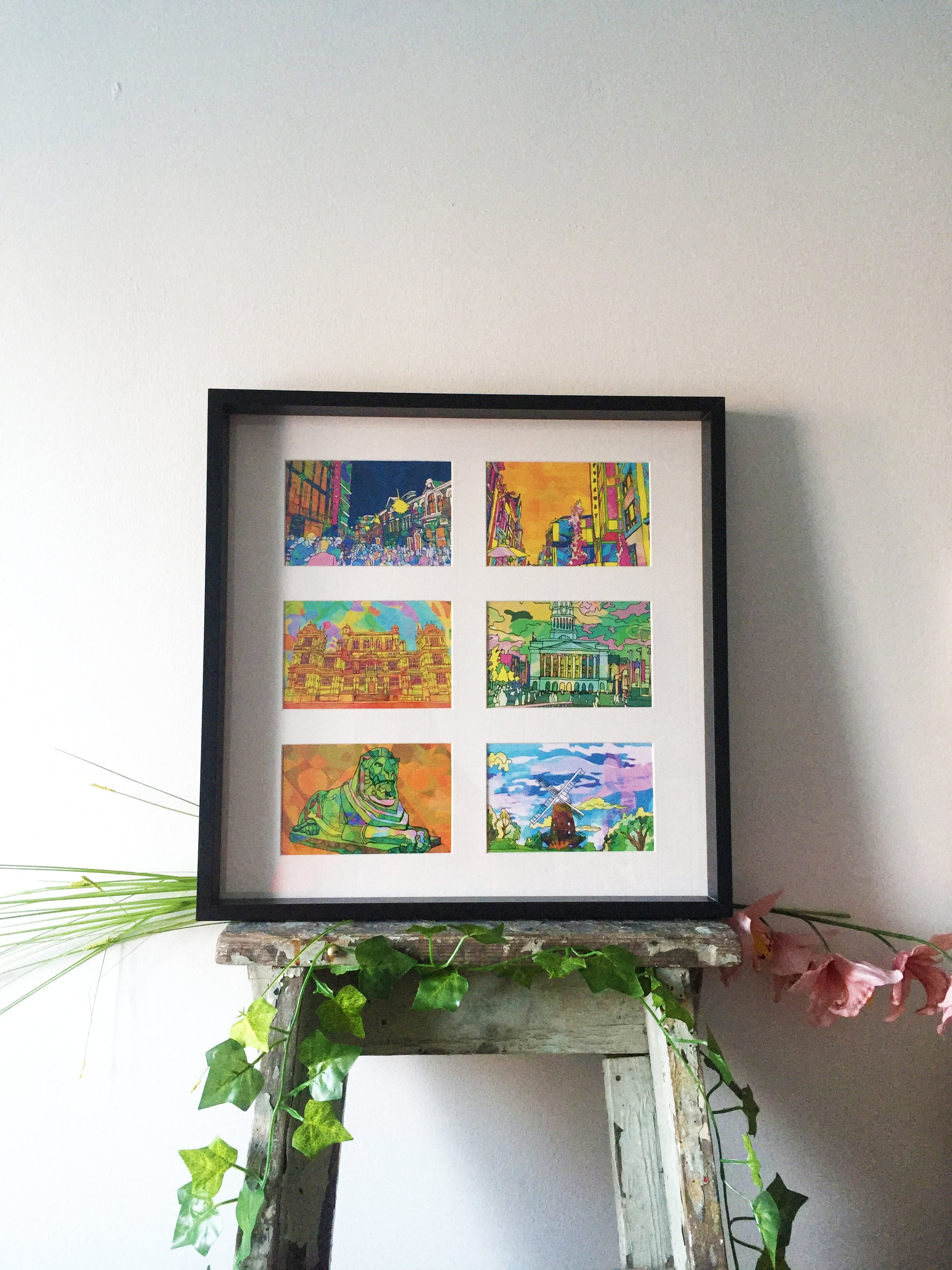 Manchester Town Hall Psychedelic Postcard image 5