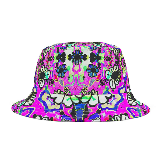 Badu Bloom – Psychedelic Unisex Bucket Hat image 1