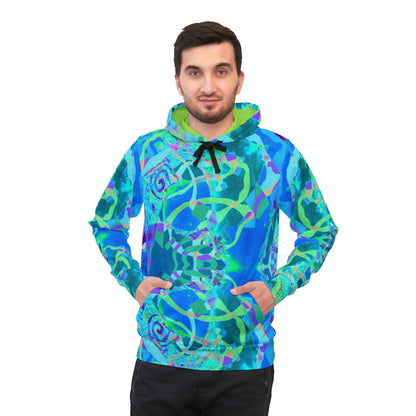 Blue Spectrum – Psychedelic Festival Hoodie & Everyday Athletic Wear image 2