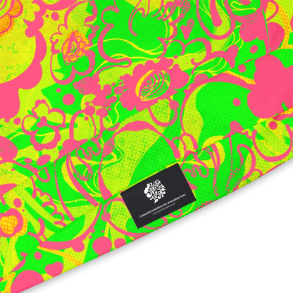 The Electric Bloom – Stylish Psychedelic Athletic Hoodie image 9