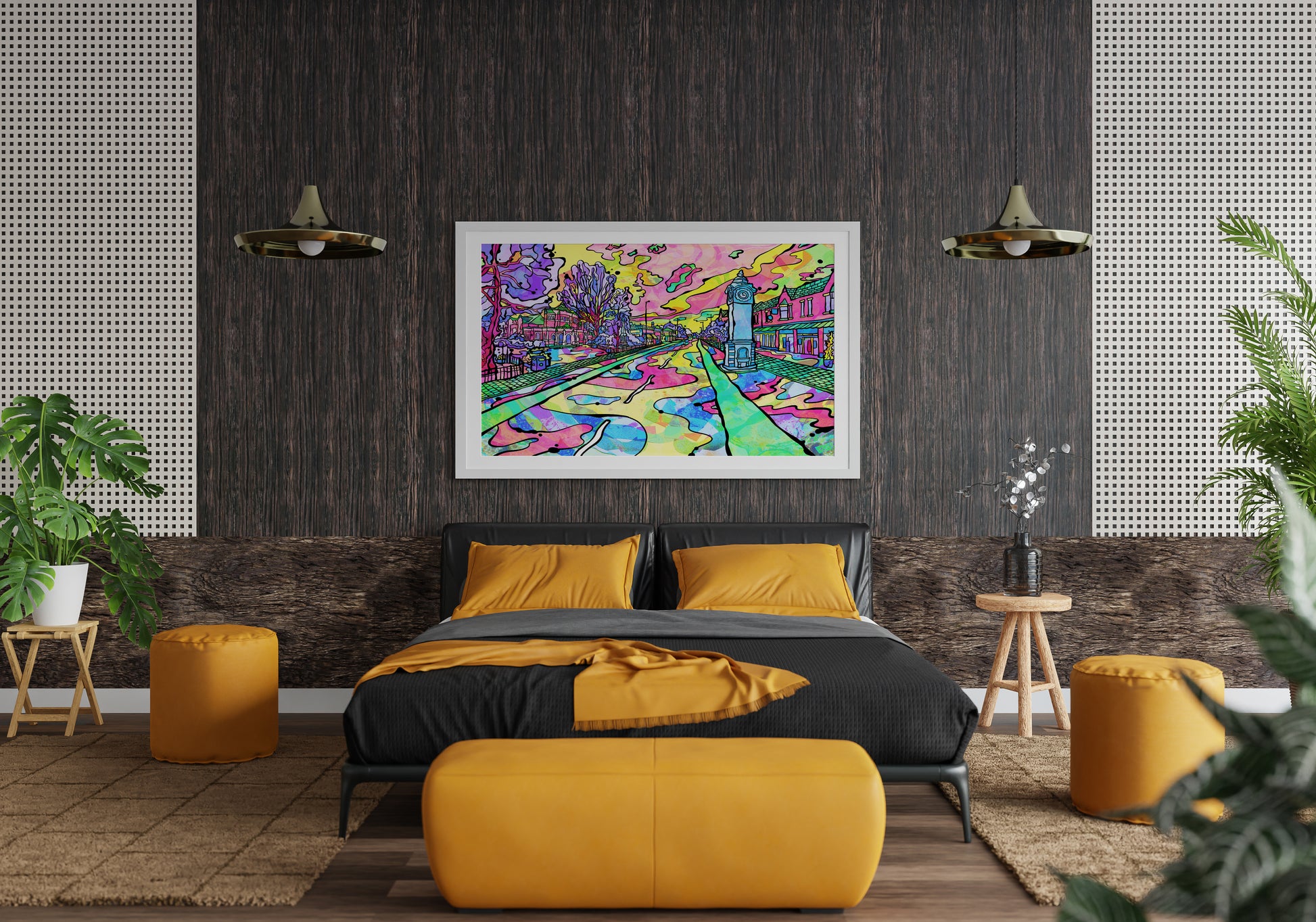 West-Didsbury Psychedelic Art Print image 3