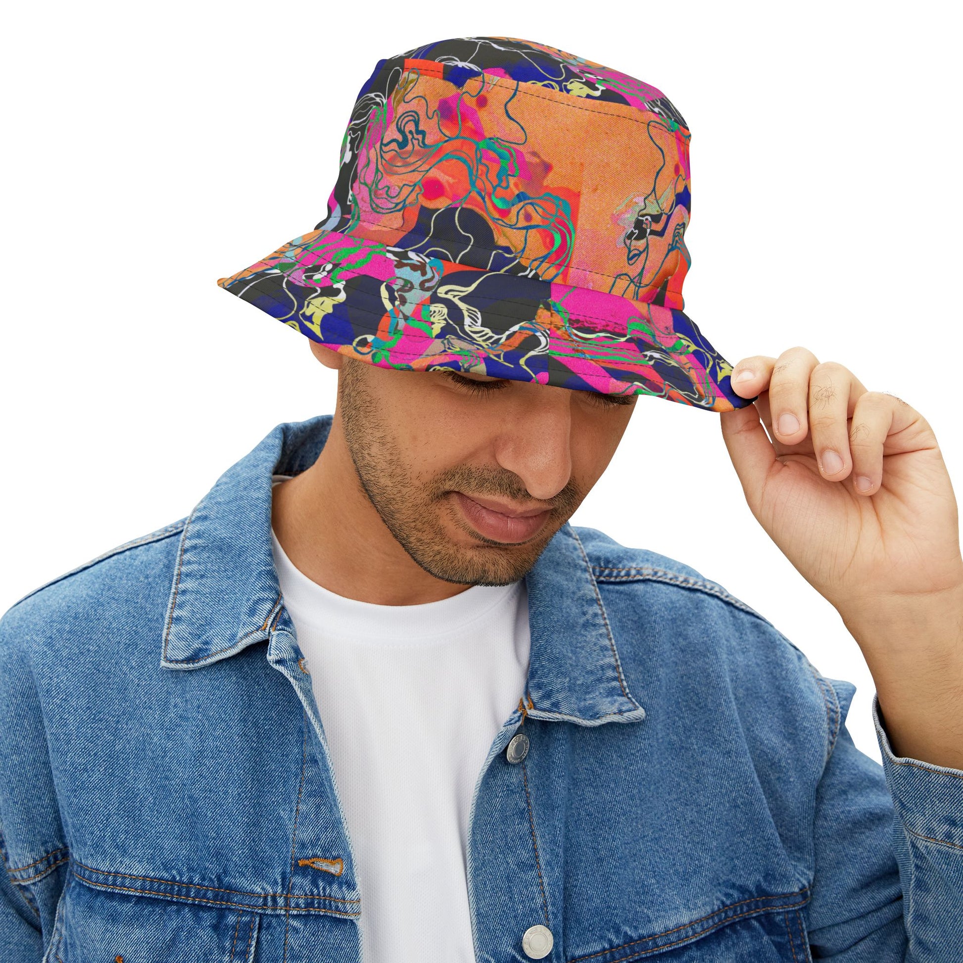 Psychedelic Power Bucket Hat - Festival Fashion & Iconic Everyday Wear image 1