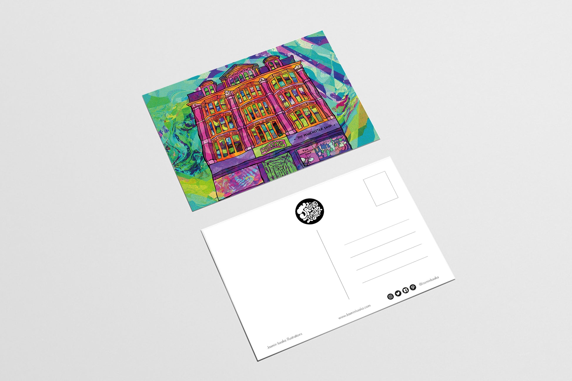 Manchester Afflecks Palace Psychedelic Postcard image 3