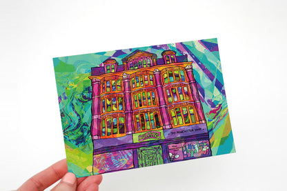 Manchester Afflecks Palace Psychedelic Postcard image 0