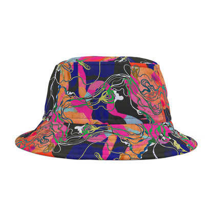Psychedelic Power Bucket Hat - Festival Fashion & Iconic Everyday Wear image 3