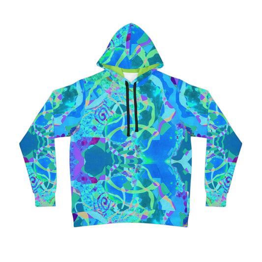 Blue Spectrum – Psychedelic Festival Hoodie & Everyday Athletic Wear image 0