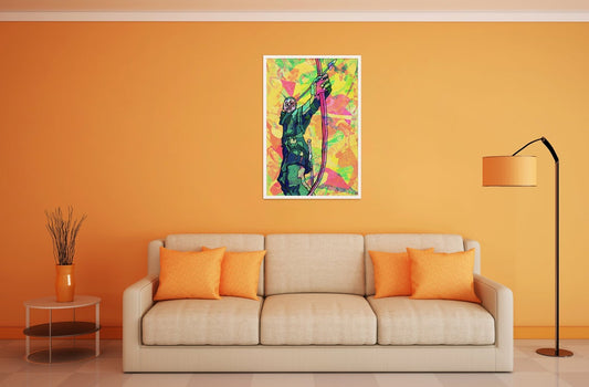 Robin Hood Nottingham Art Print image 1