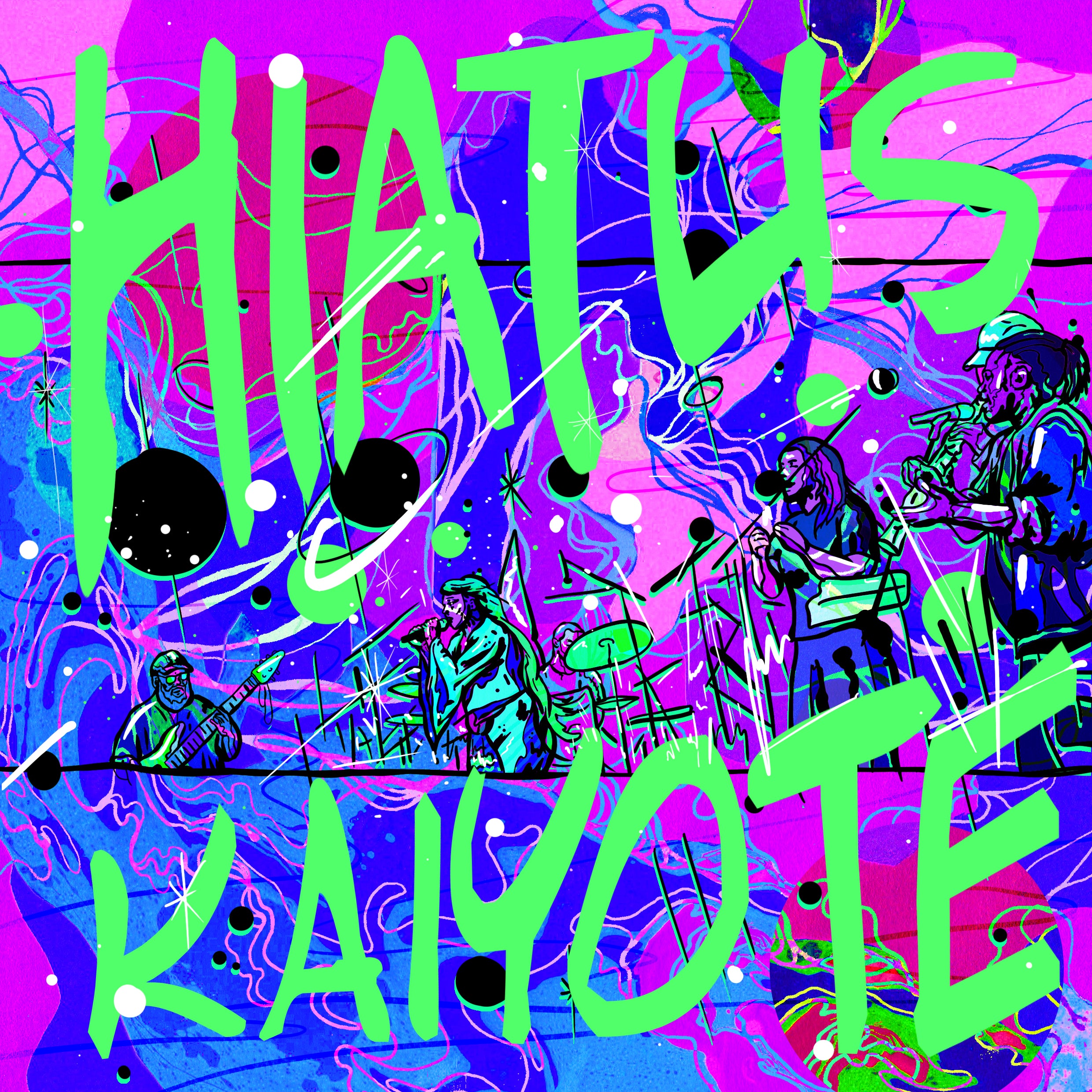 Load video: Animated showreel by illustrator and animator Jasmin Issaka, featuring Afro-psychedelic animation and motion design projects across music and culture, including a commissioned animated story for Universal Music Group celebrating Soul II Soul, motion graphics for Nina Smith’s single teaser video  for "White Boards", a glam rock music video clip for The Dandylions, and a short animated piece inspired by Hiatus Kaiyote’s live concert in Manchester 2024.