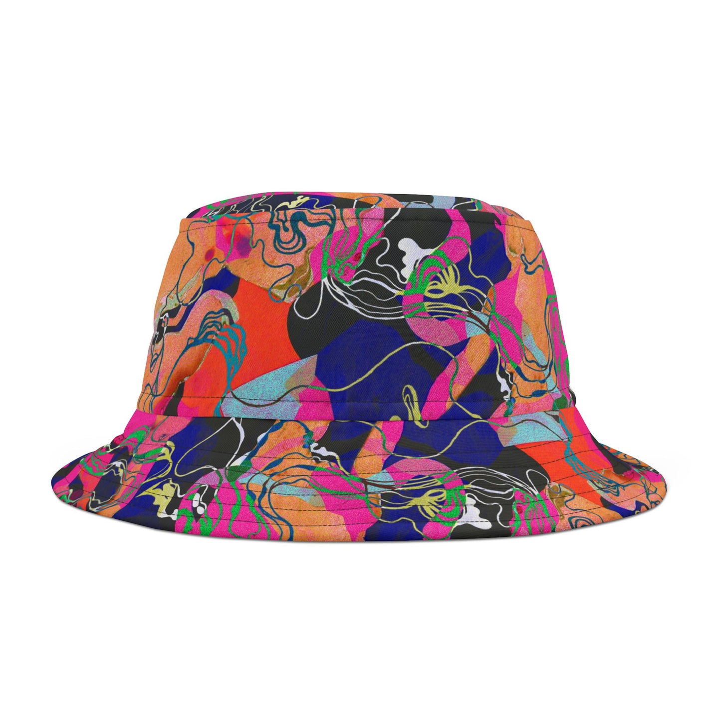 Psychedelic Power Bucket Hat - Festival Fashion & Iconic Everyday Wear image 5