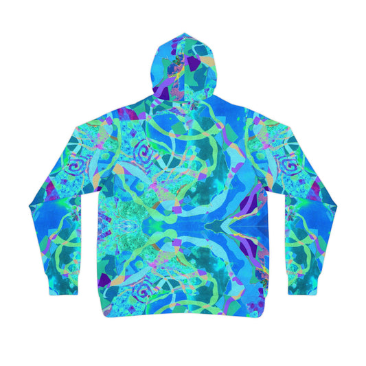 Blue Spectrum – Psychedelic Festival Hoodie & Everyday Athletic Wear image 1