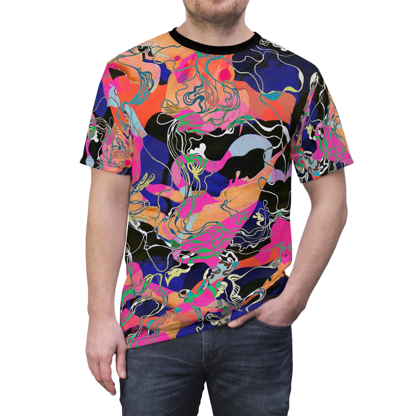 Psychedelic Power Trip Unisex Tee - Trendy Graphic Shirt for Casual Wear image 9