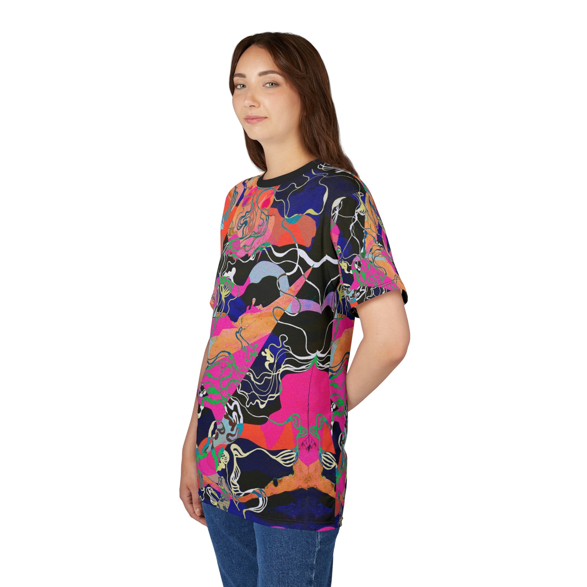 Psychedelic Power Trip Unisex Tee - Trendy Graphic Shirt for Casual Wear image 7