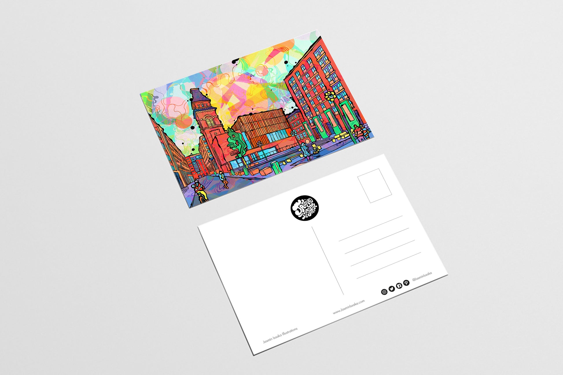 Manchester Ancoats Psychedelic Postcard image 3